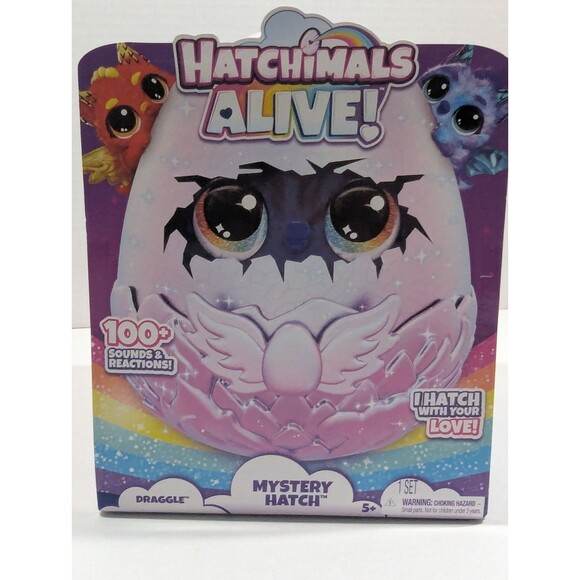 Hatchimals Alive Mystery Hatch Egg – Draggle Character - Picture 1 of 6